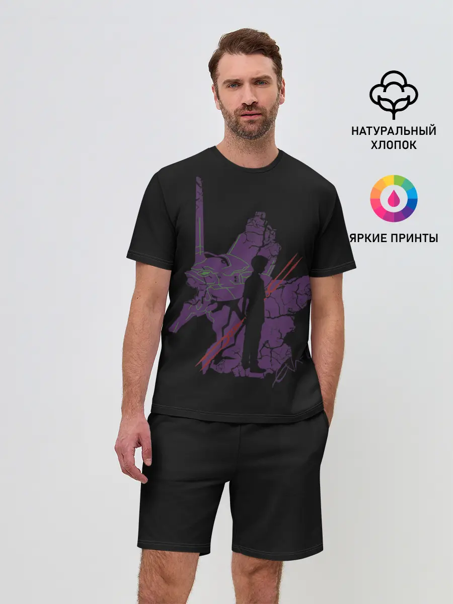 Мужской костюм с шортами / Евангилион