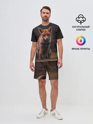 Мужской костюм с шортами / Хищная лисица