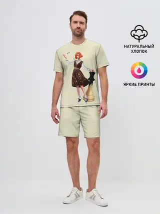 Мужской костюм с шортами / Ход Королевы