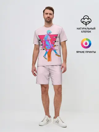 Мужской костюм с шортами / Евангилион