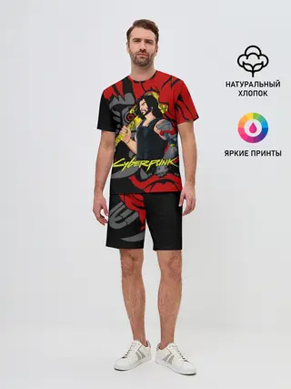 Мужской костюм с шортами / CyberPunk 2077 | SAMURAI KEANU