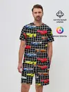 Мужской костюм с шортами / Гоночные тачки