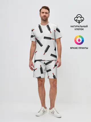 Мужской костюм с шортами / винишко