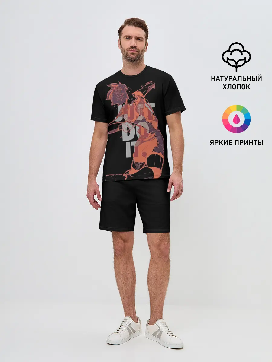 Мужской костюм с шортами / Hinata Haikyuu just do it