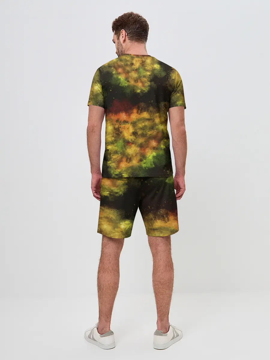 Мужской костюм с шортами / CS GO Gold dust