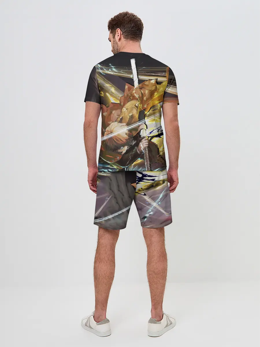 Мужской костюм с шортами / Зиницу Агацума Клинок демонов