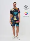 Мужской костюм с шортами / Космические котики