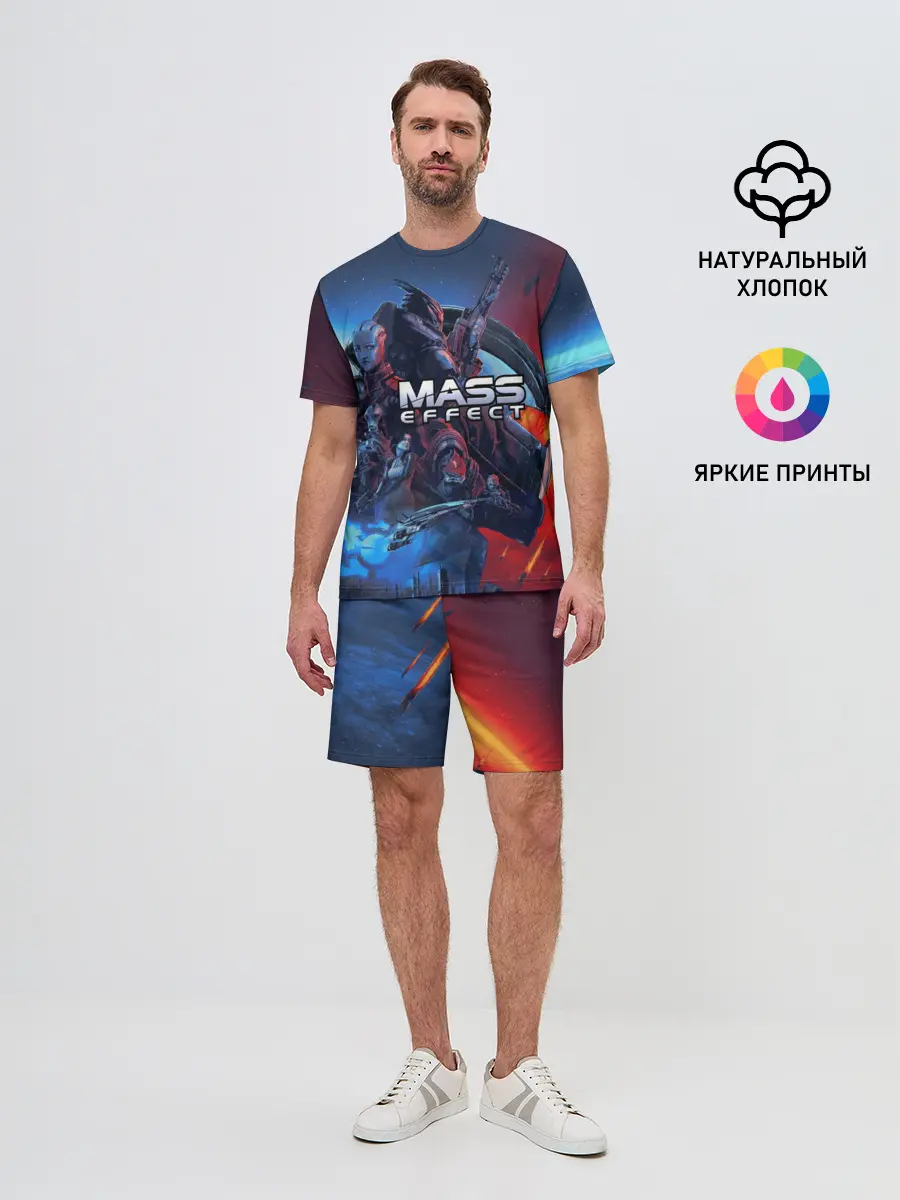 Мужской костюм с шортами / Mass EFFECT Legendary ed