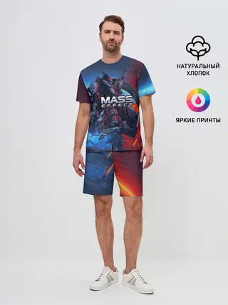 Мужской костюм с шортами / Mass EFFECT Legendary ed