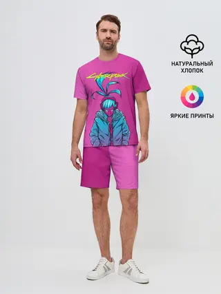 Мужской костюм с шортами / Cyberpunk 2077