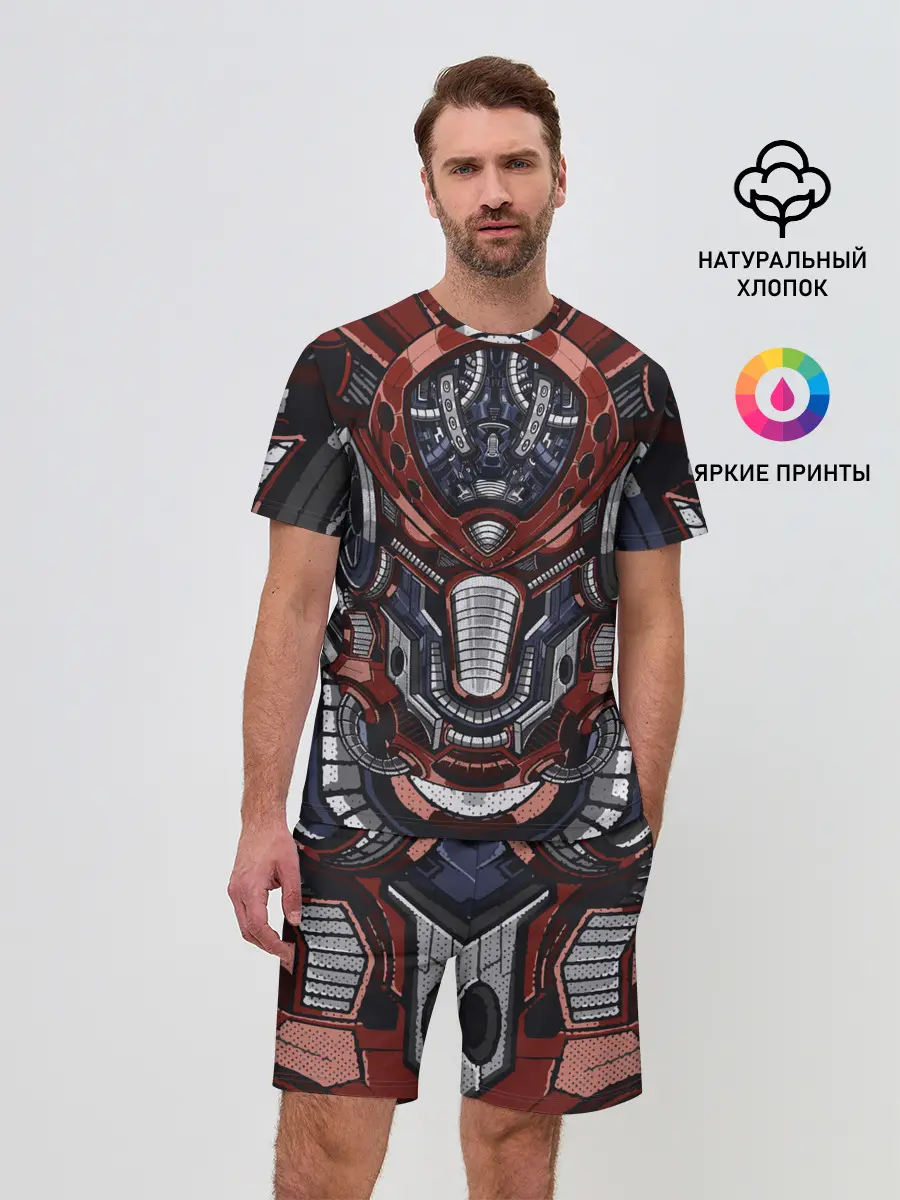 Мужской костюм с шортами / Механический робот