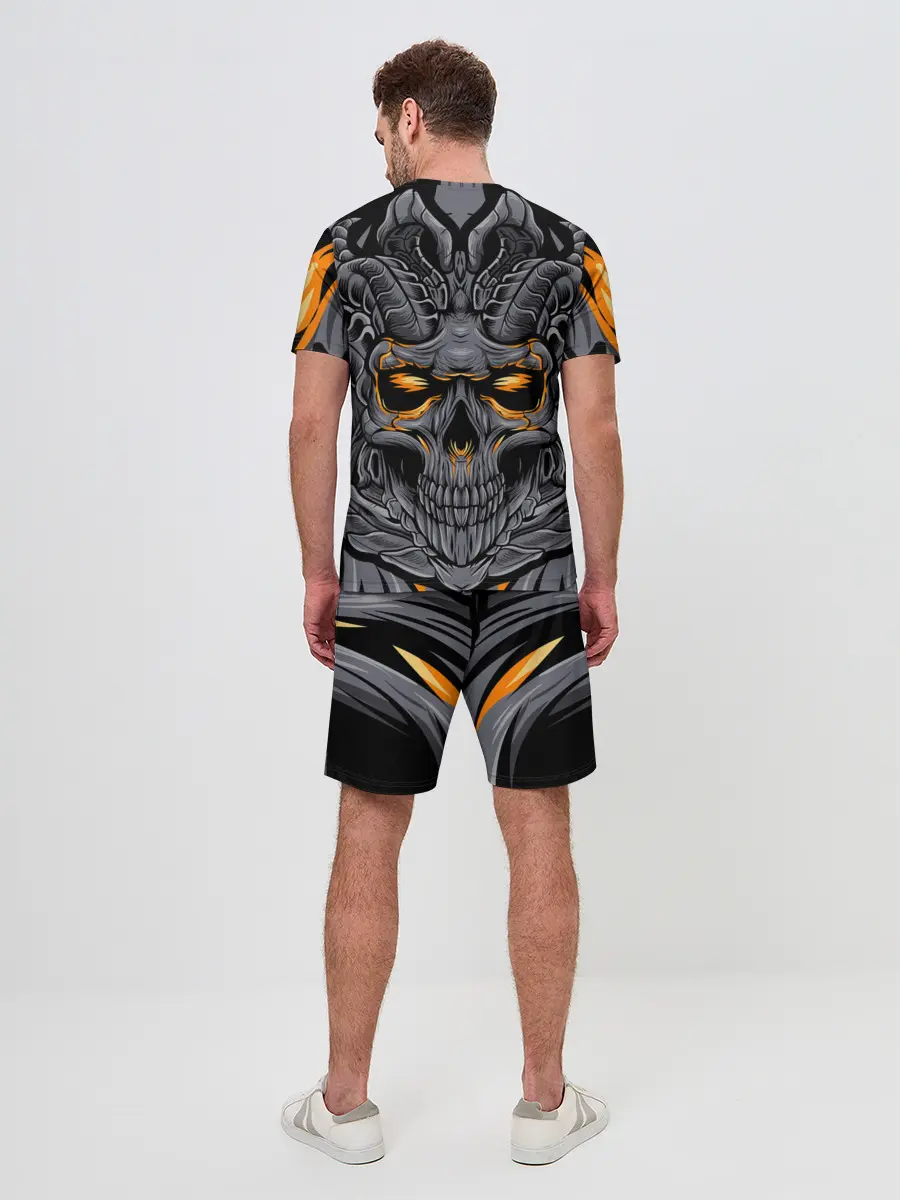 Мужской костюм с шортами / Череп дьявола