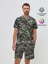 Мужской костюм с шортами / Камуфляж - Димон