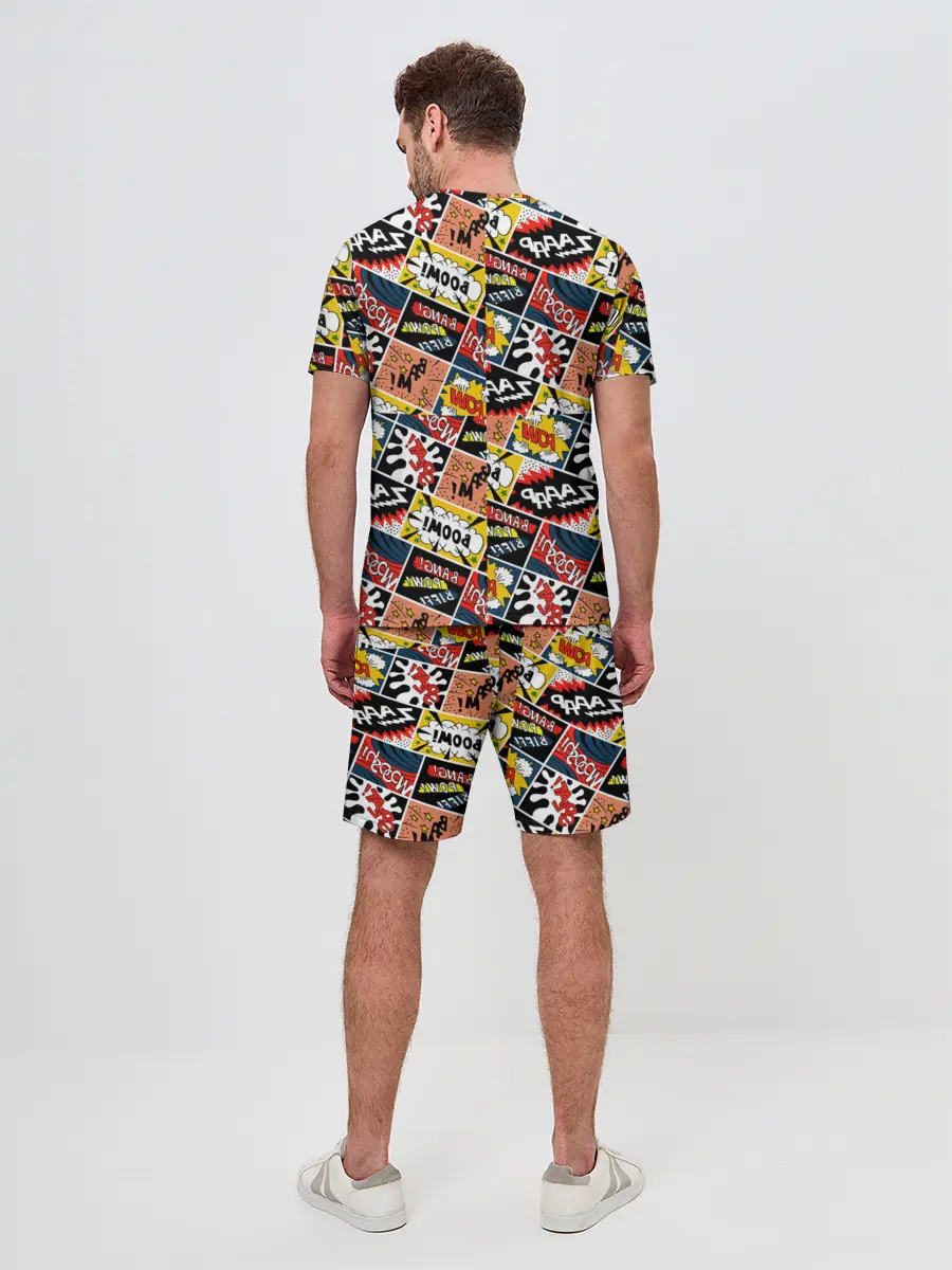 Мужской костюм с шортами / Взрывы