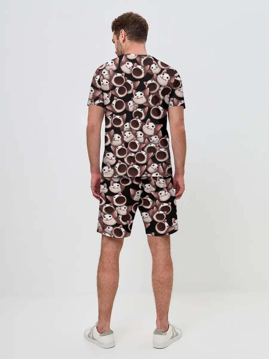 Мужской костюм с шортами / Popping cats