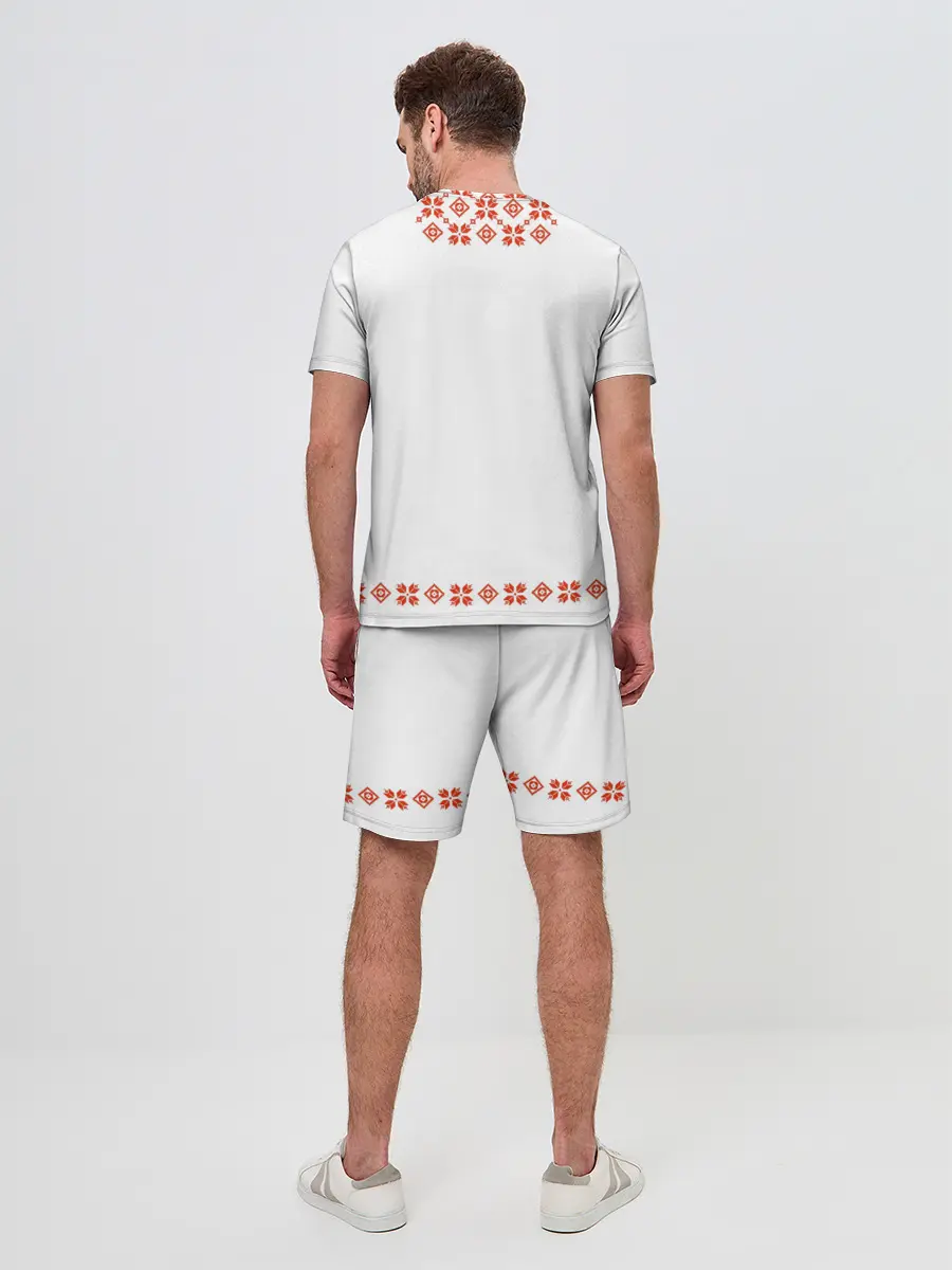 Мужской костюм с шортами / Белорусская вышиванка