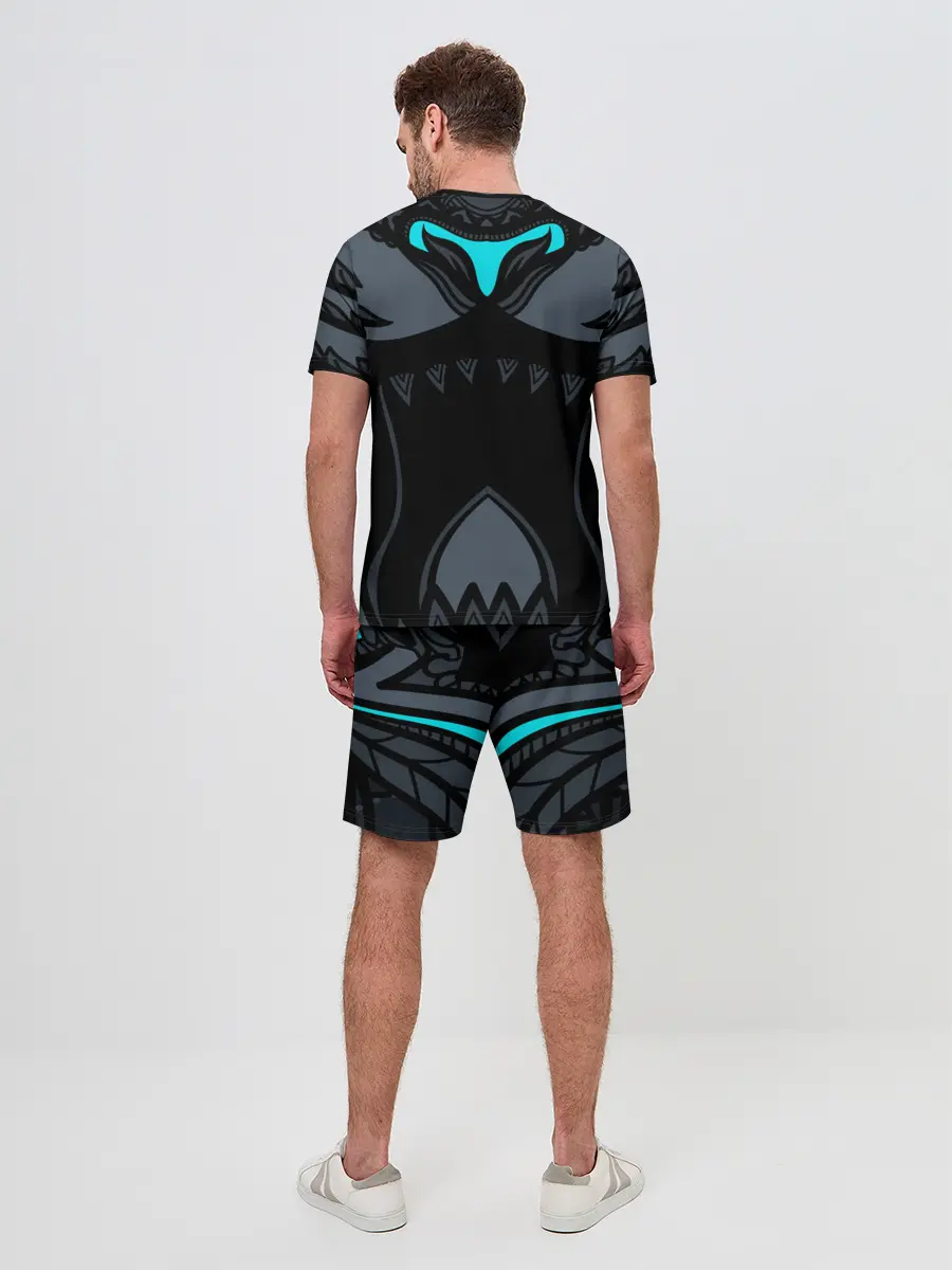 Мужской костюм с шортами / Рисунок тигр