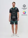 Мужской костюм с шортами / Рисунок тигр
