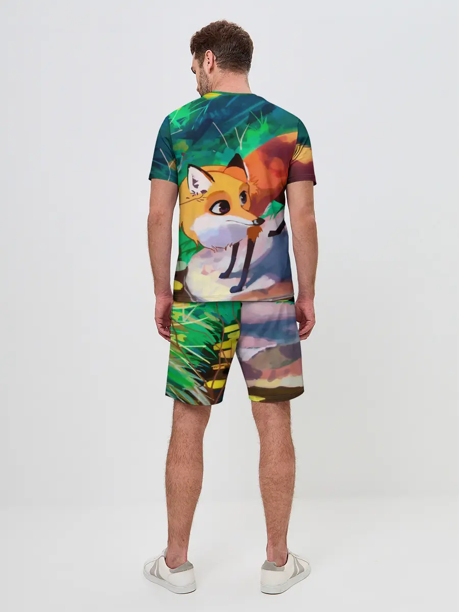 Мужской костюм с шортами / Лисичка