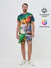 Мужской костюм с шортами / Лисичка