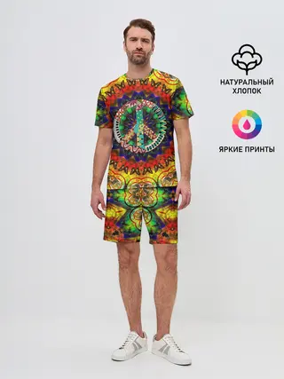 Мужской костюм с шортами / Хиппи
