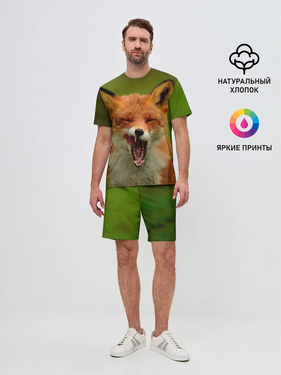 Мужской костюм с шортами / Лисица