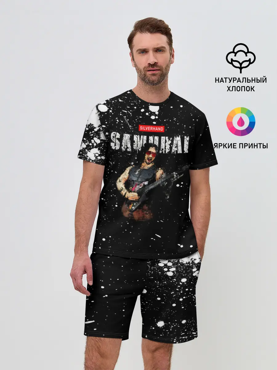 Мужской костюм с шортами / SAMURAI Cyberpunk 2077