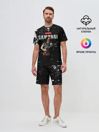 Мужской костюм с шортами / SAMURAI Cyberpunk 2077