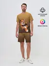 Мужской костюм с шортами / Взрывной характер милого лиса