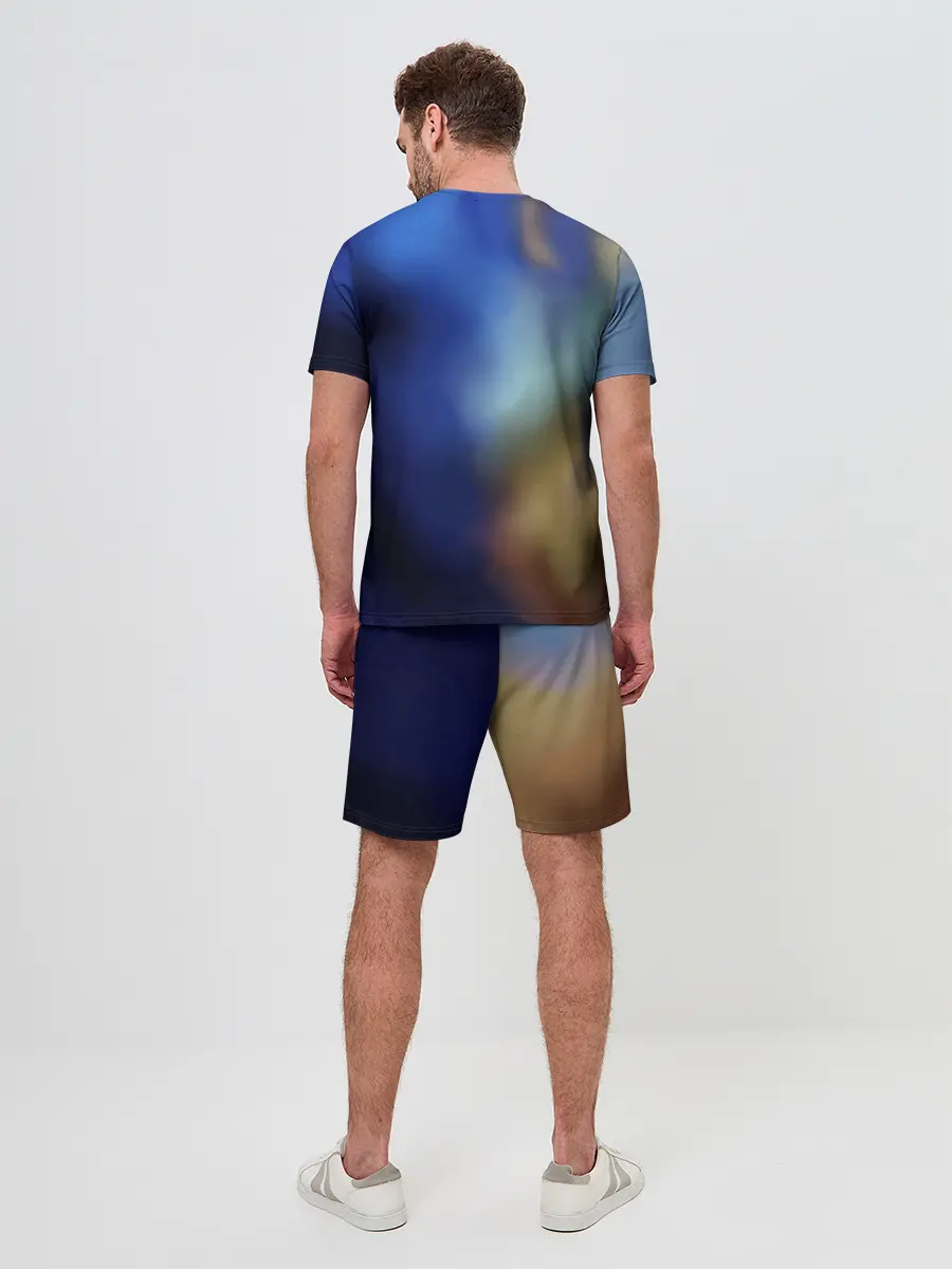 Мужской костюм с шортами / Морской конёк