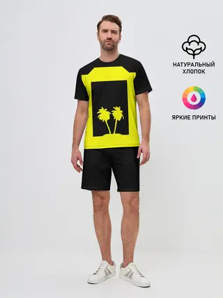 Мужской костюм с шортами / Cyberpunk 2077 nightcity