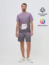 Мужской костюм с шортами / влюбленный котенок