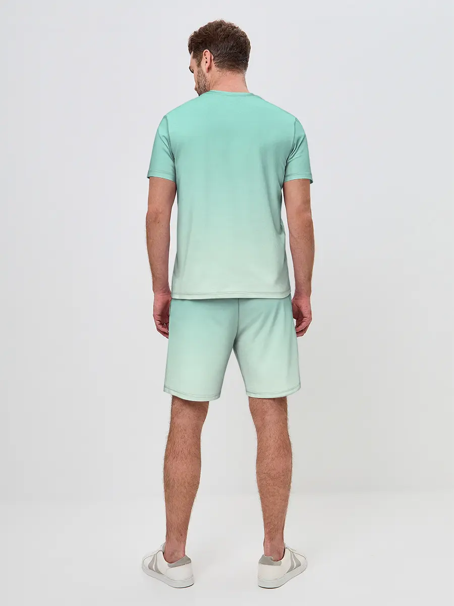 Мужской костюм с шортами / нарисованный лисенок