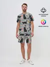 Мужской костюм с шортами / Котики и Суши