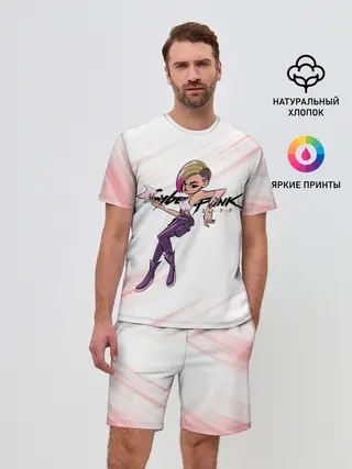 Мужской костюм с шортами / Moxes Cyberpunk 2077