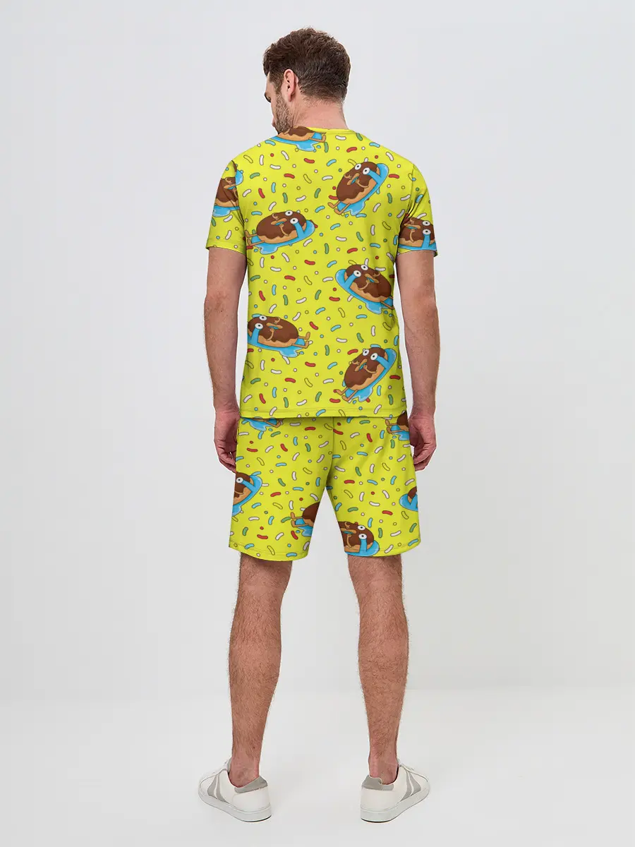 Мужской костюм с шортами / Плачущий пончик