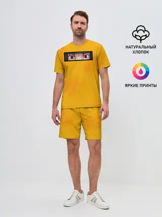 Мужской костюм с шортами / Аниме Итачи Глаза