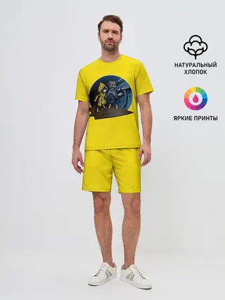 Мужской костюм с шортами / Little nightmares 2 | Yelow
