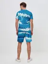 Мужской костюм с шортами / Волны