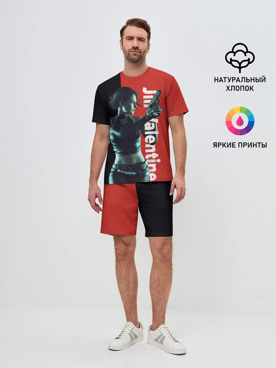 Мужской костюм с шортами / RE3 | Jill Valentine