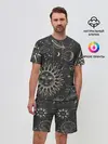 Мужской костюм с шортами / звездное небо