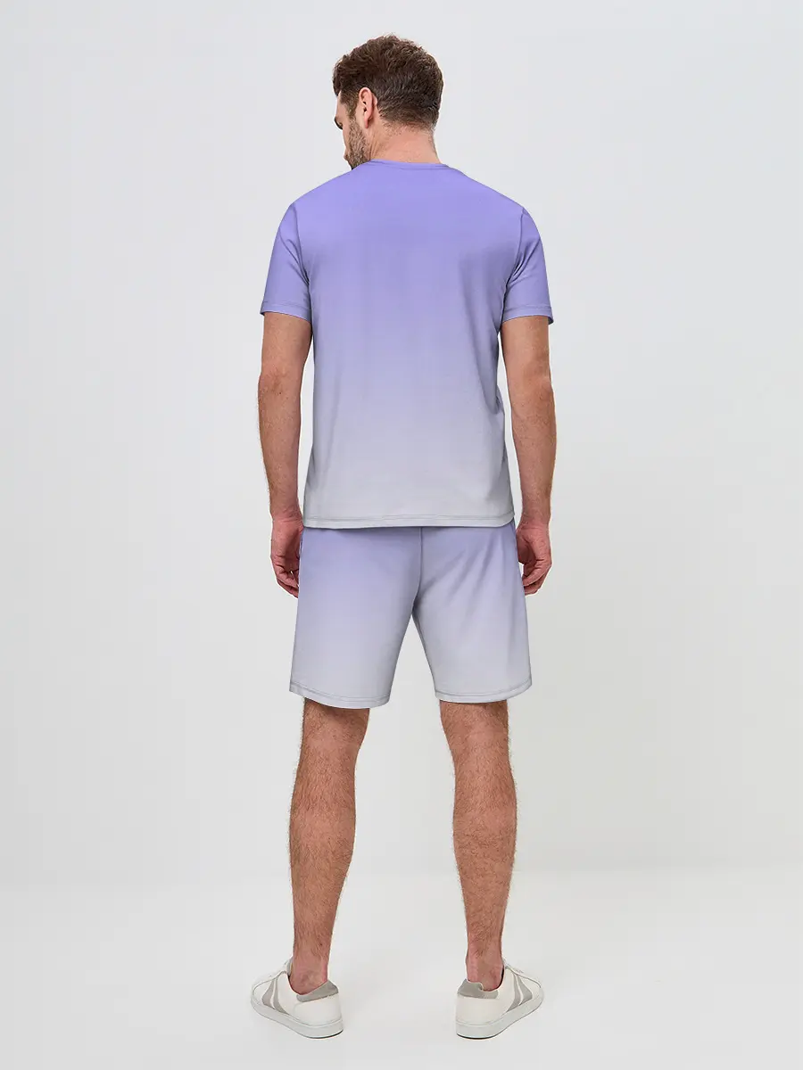 Мужской костюм с шортами / Нарисованный милый барашек