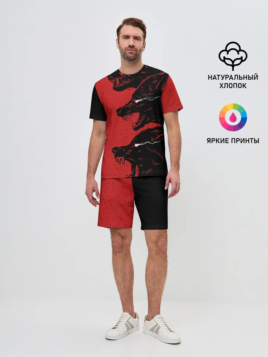 Мужской костюм с шортами / Evil Wolves