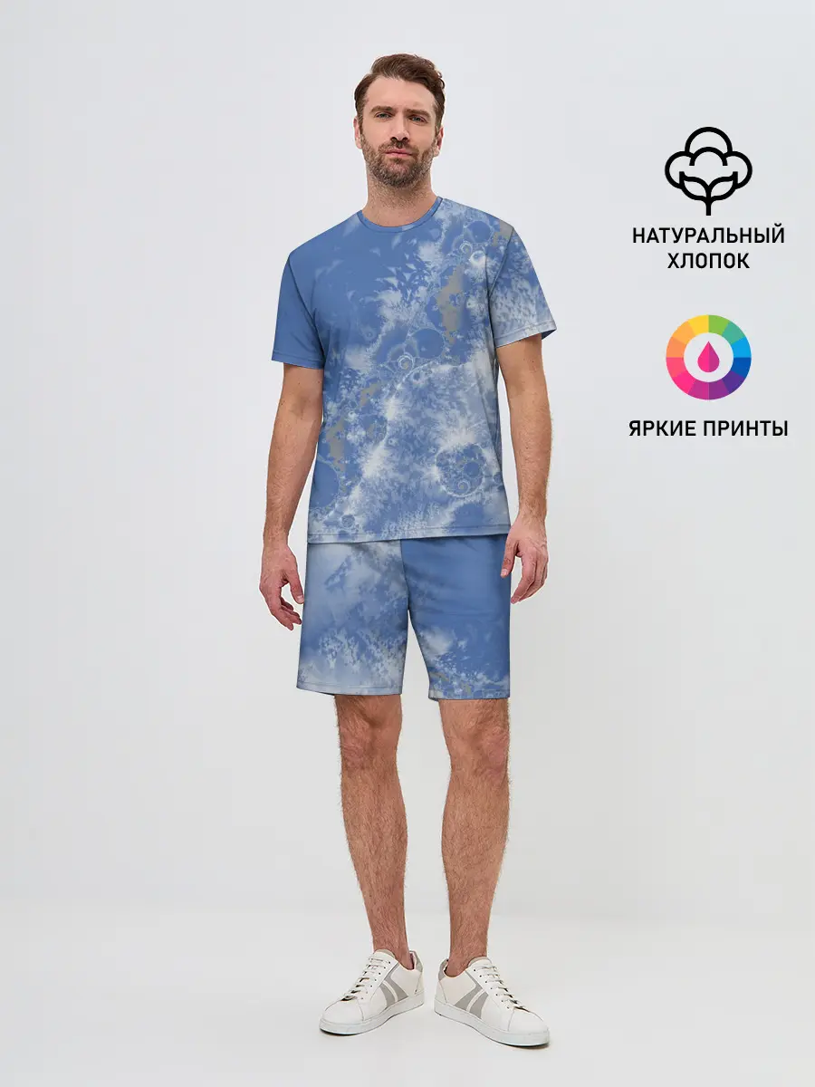 Мужской костюм с шортами / Летающие треугольники