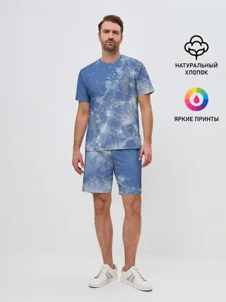 Мужской костюм с шортами / Летающие треугольники