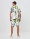 Мужской костюм с шортами / Листья