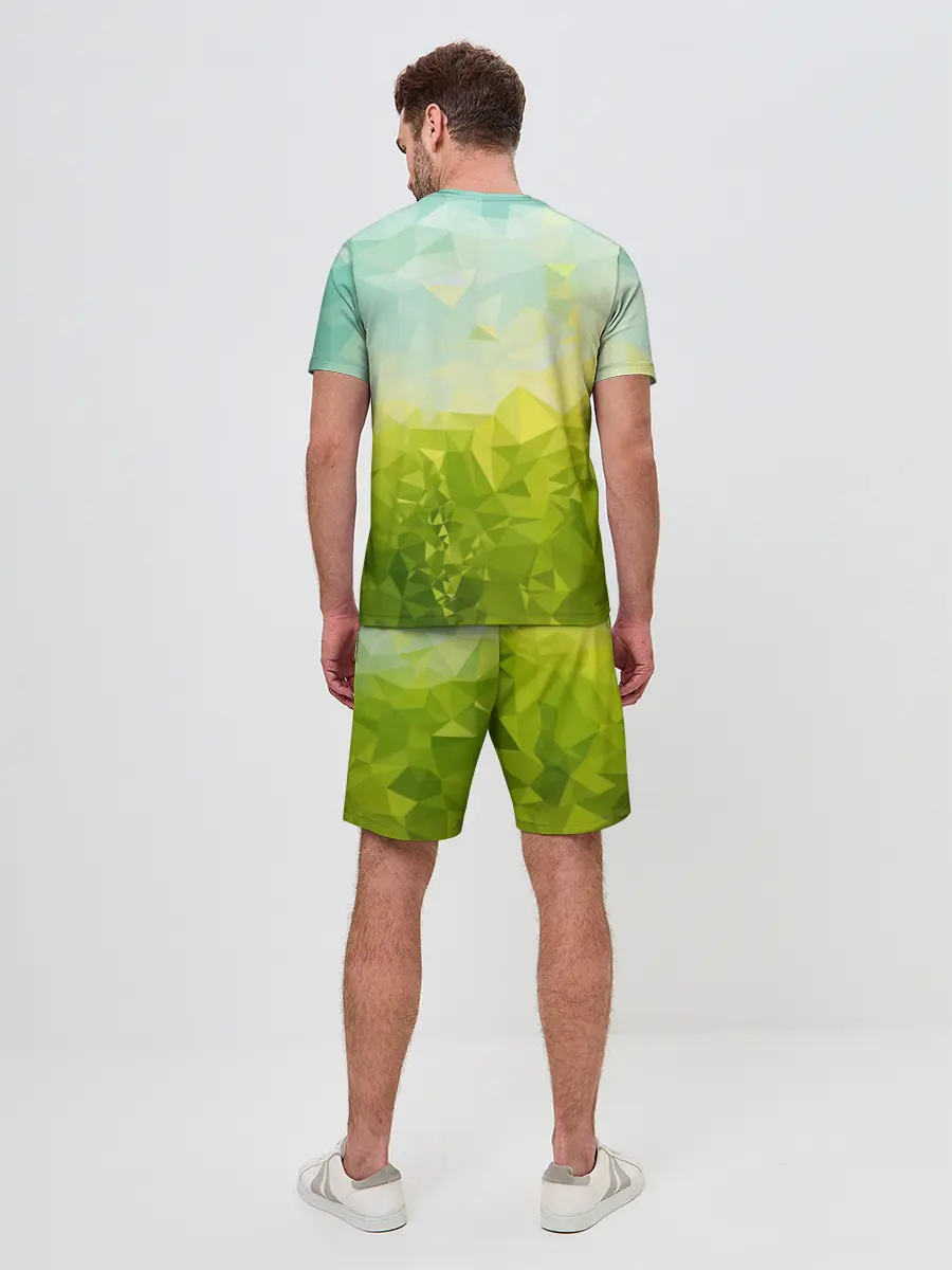 Мужской костюм с шортами / Природная Абстракция