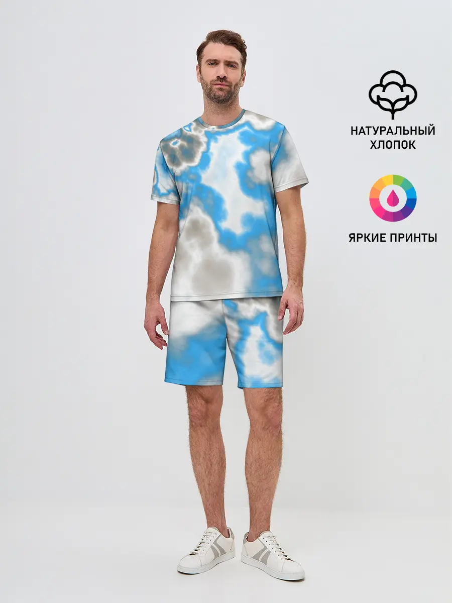 Мужской костюм с шортами / Абстракция