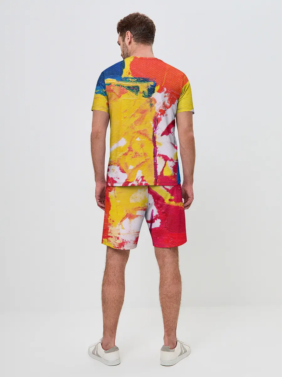 Мужской костюм с шортами / Красочное счастье