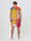 Мужской костюм с шортами / Красочное счастье